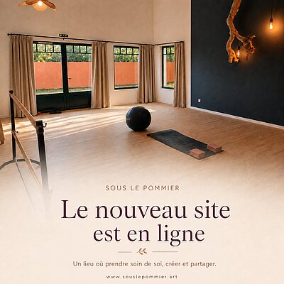 Nouveau site internet Sous le Pommier !