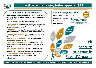 Faites appel à Eli, association d'insertion profesionnelle