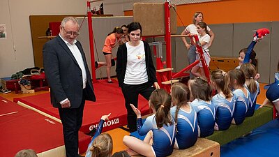 Jean-yves Ploteau, maire de Vallons-de-l'Erdre et vice-président à la COMPA, et Angélique Poupart Jean-yves Ploteau, maire de Vallons-de-l'Erdre et vice-président à la COMPA, et Angélique Poupart