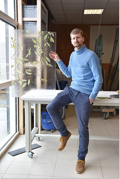 Paul Le Hen, Verre l'intérieur - Oudon Paul Le Hen, Verre l'intérieur - Oudon