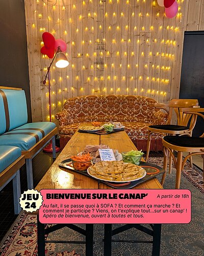 Bienvenue sur le canap'