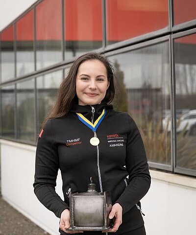 Amandine Mercier, soudeuse Amandine Mercier, soudeuse