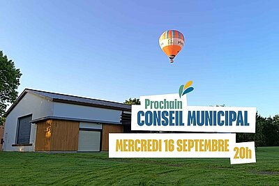 Conseil municipal | Rendez-vous le mercredi 16 septembre